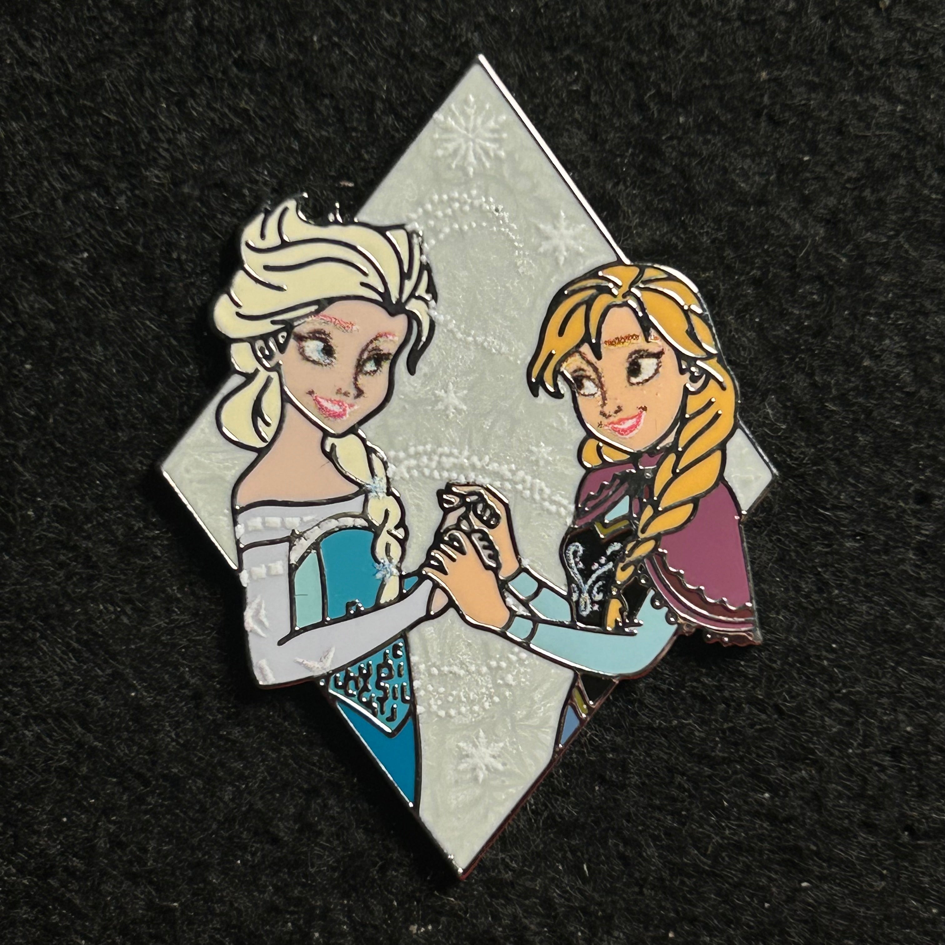 2025 - Elsa and Anna Holding Hands - Frozen - Disney Pin