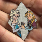 2025 - Elsa and Anna Holding Hands - Frozen - Disney Pin