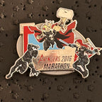 2016 - Thor, Black Panther, & Black Widow - Avengers - 10k runDisney- LR - Disney Pin