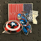 2016 - Captain America - Marvel - runDisney - 5k - LR - Disney Pin