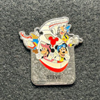 Steve - Name Series - Mickey, Minnie, Goofy, Donald - Monorail - Disney Pin