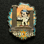 2014 - Mickey Mouse - Greek Isles - DCL - Magic - LE 1,500 - Disney Pin on Pin