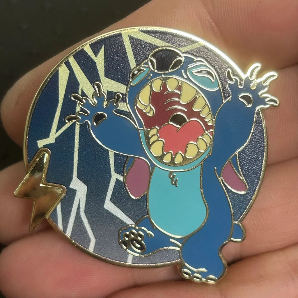2024 - Stitch - Roaring - Lightning - Golden Weather Icons - Disney Pin