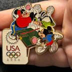 2004 - Mickey, Goofy, and Pete - Ping Pong - Olympics - USA - LE 1,000 - Disney Pin