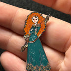 2023 - Merida - Full Body - Glitter Dress - Princess Series - Disney Pin