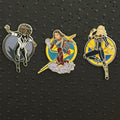 FULL SET - 2023 - Ms Marvel, Photon, and Captain Marvel - LR - Disney Pins