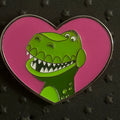 2022 - Loungefly - Rex - Toy Story - Pink Heart - Disney Pin