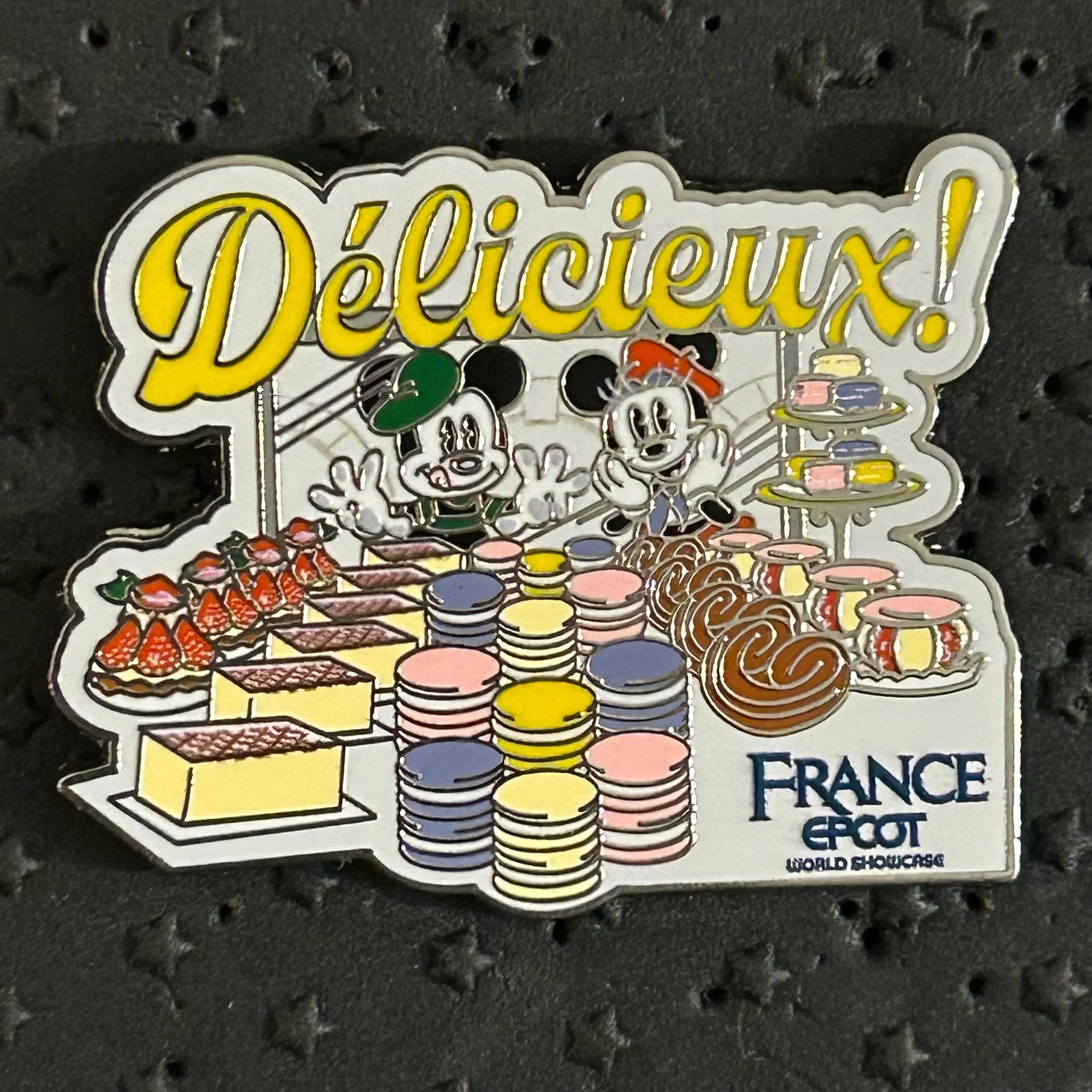 2024 - Mickey and Minnie Mouse - France - EPCOT - Bakery and Desserts - Disney Pin