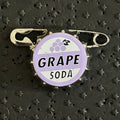 2010 - Grape Soda Safety Pin - Up - Disney Pin
