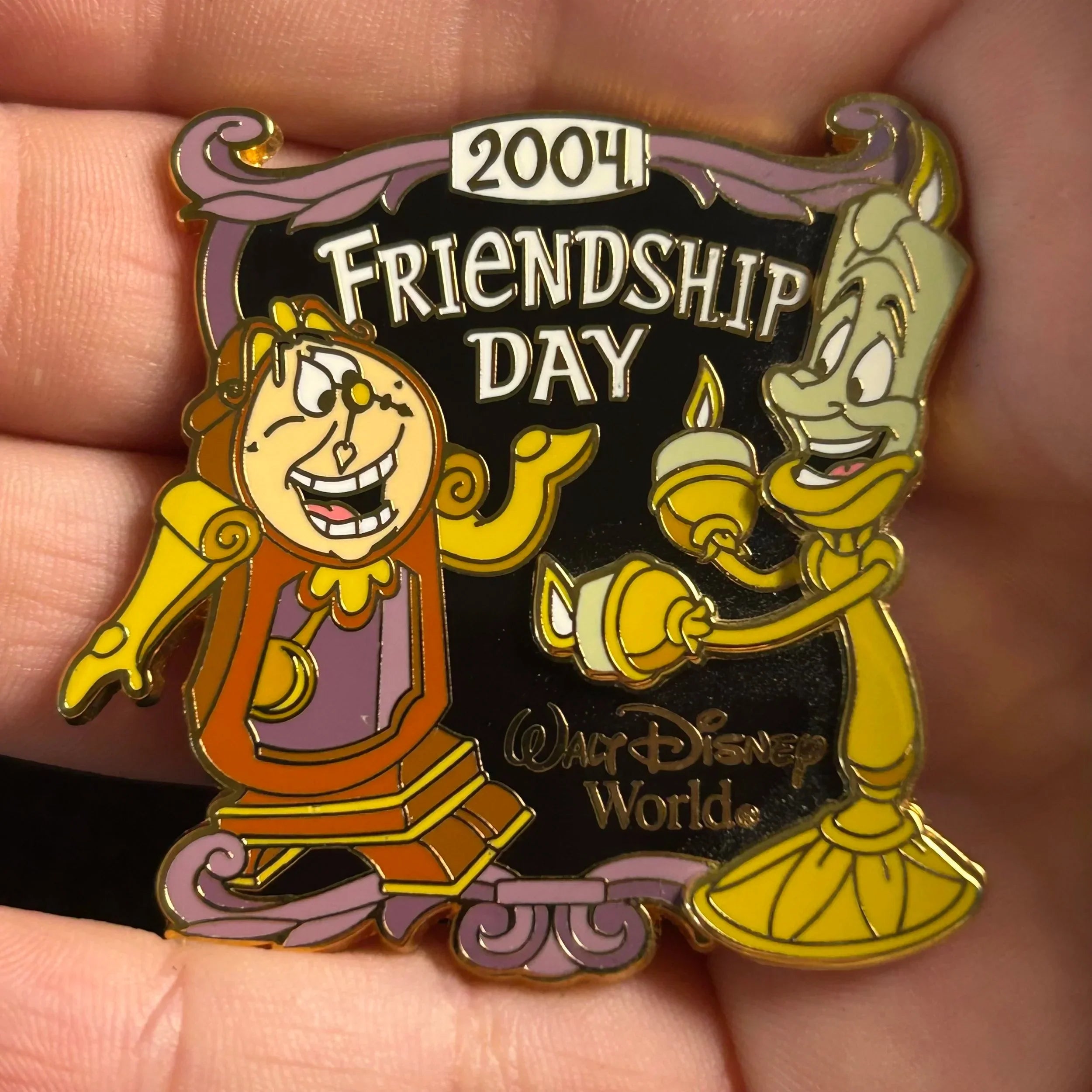 2004 - Lumiere and Cogsworth Friendship Day - Beauty And The Beast   LE 2,500