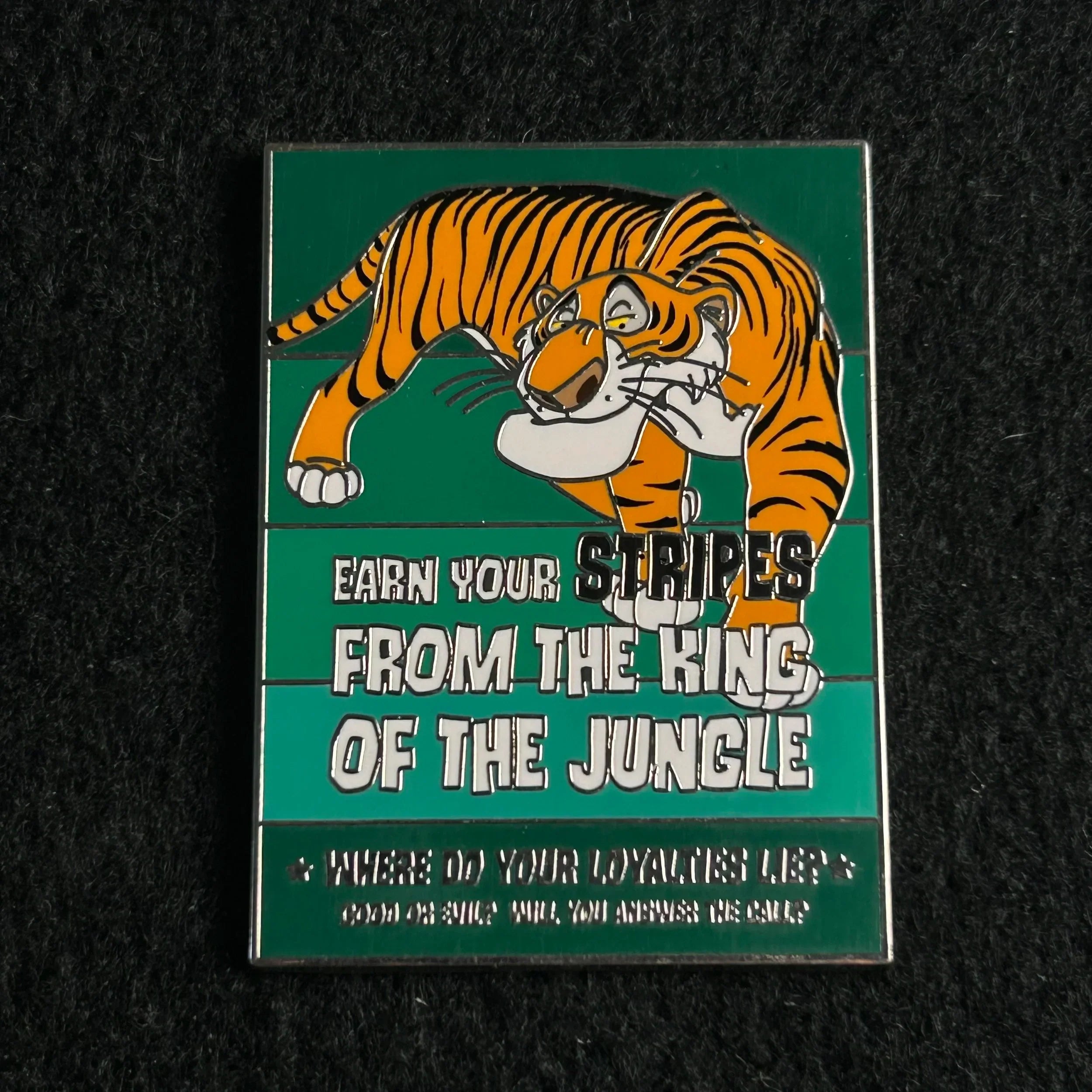 2021 - Shere Khan - Earn Your Stripes - Jungle Book -  LE 2,000 - Disney Pin