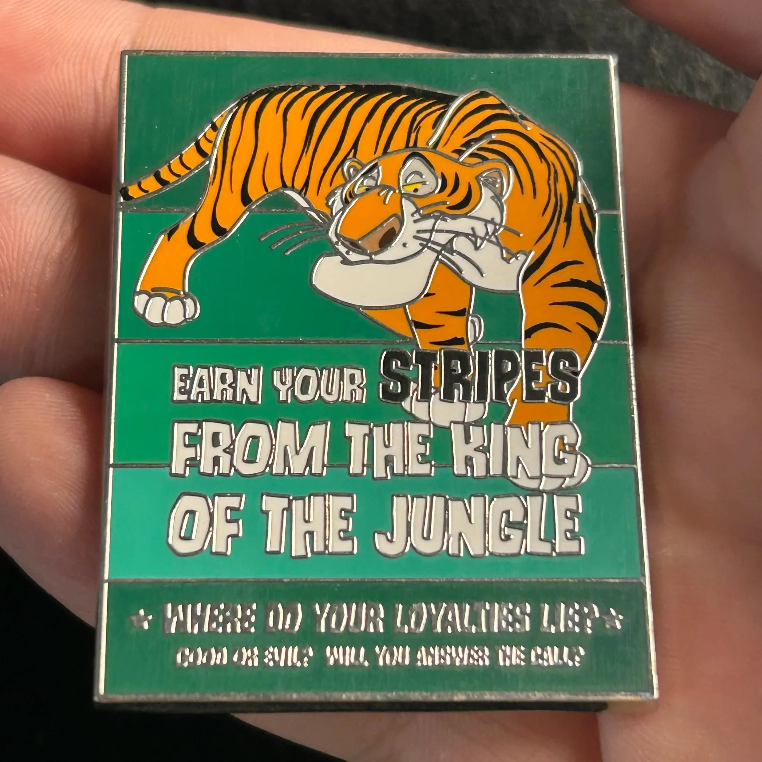 2021 - Shere Khan - Earn Your Stripes - Jungle Book -  LE 2,000 - Disney Pin