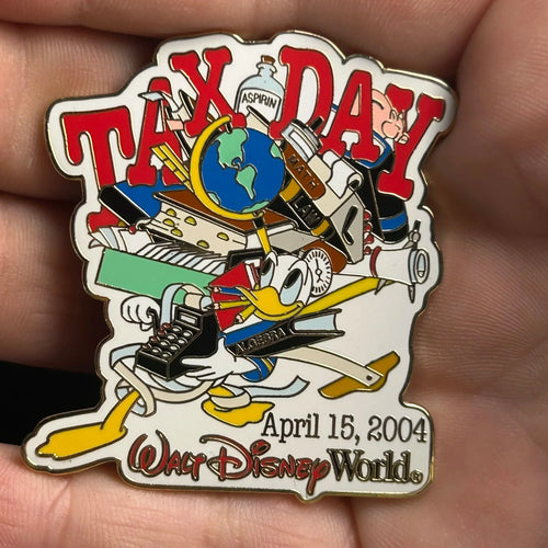 2004 - Donald Duck - Tax Day - WDW - LE 2,500 - Disney Pin