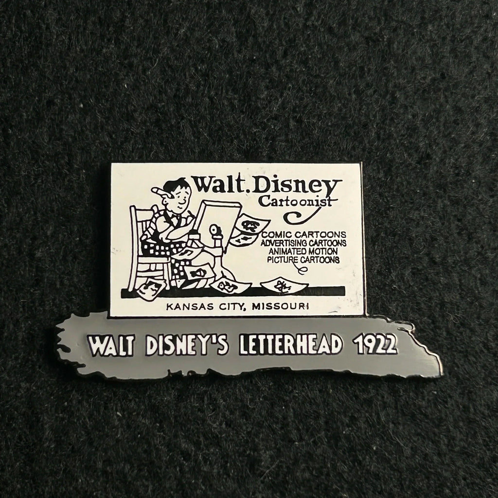 2001 - Walt Disney Cartoonist - Letterhead - LE 1,494 out of 5,000 - Disney Pin