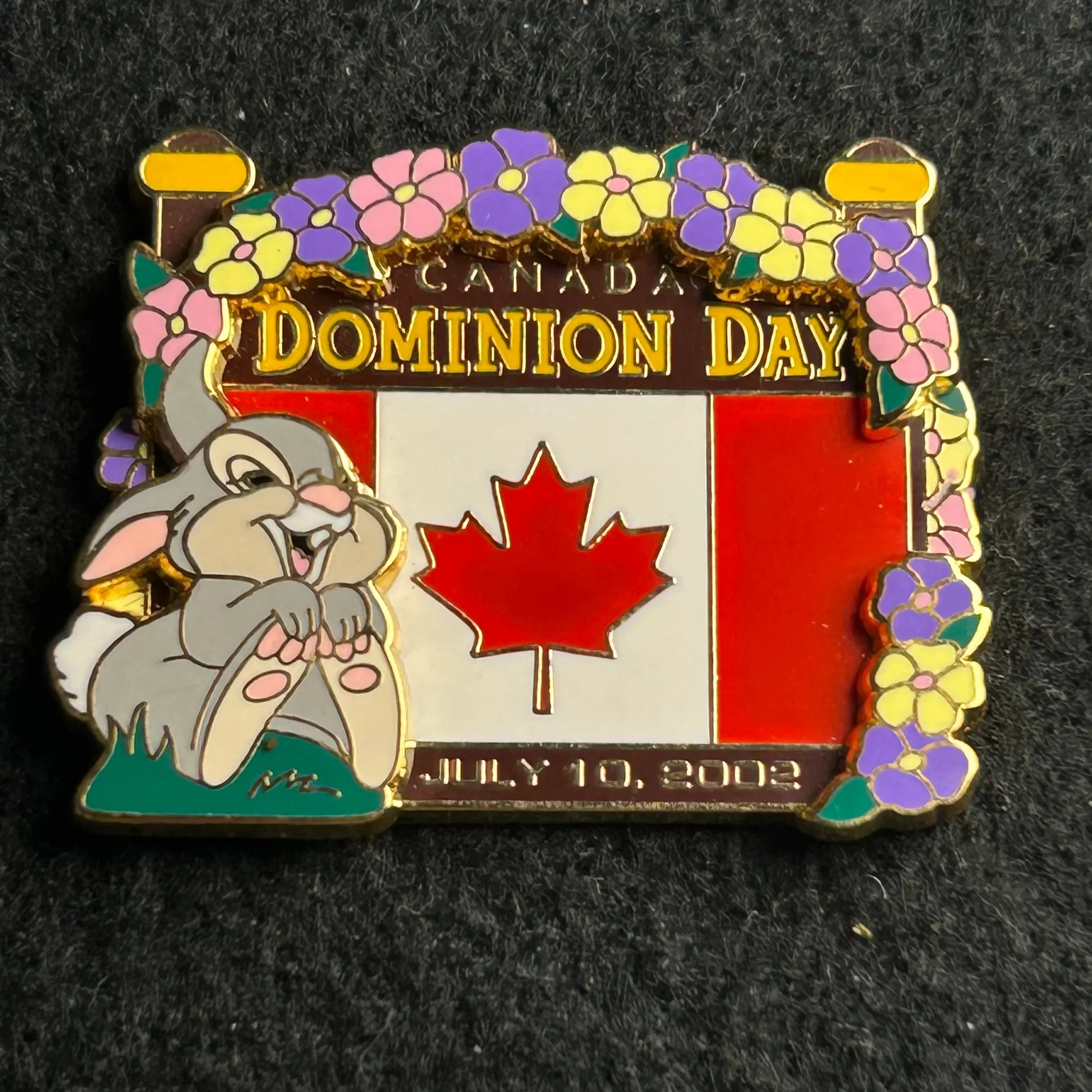 2002 - Thumper - Bambi - Canada -Dominion Day - LE 4,500 - Disney Pin