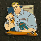 2024 - Mr Incredible and Jack Jack - The Incredibles - Pixar - Disney Pin on Pin