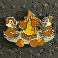 2022 - Chip and Dale - Roasting Acorns at Camp Fire - Disney Pin