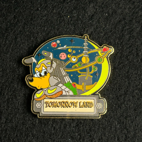 2001 - Pluto - Tomorrowland - Astro Orbiter - Land Series - LE 3,500 - MGK - Disney Pin