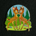 2022 - Bambi and Faline - Boxlunch - Loving Circle Frame Series - Disney Pin