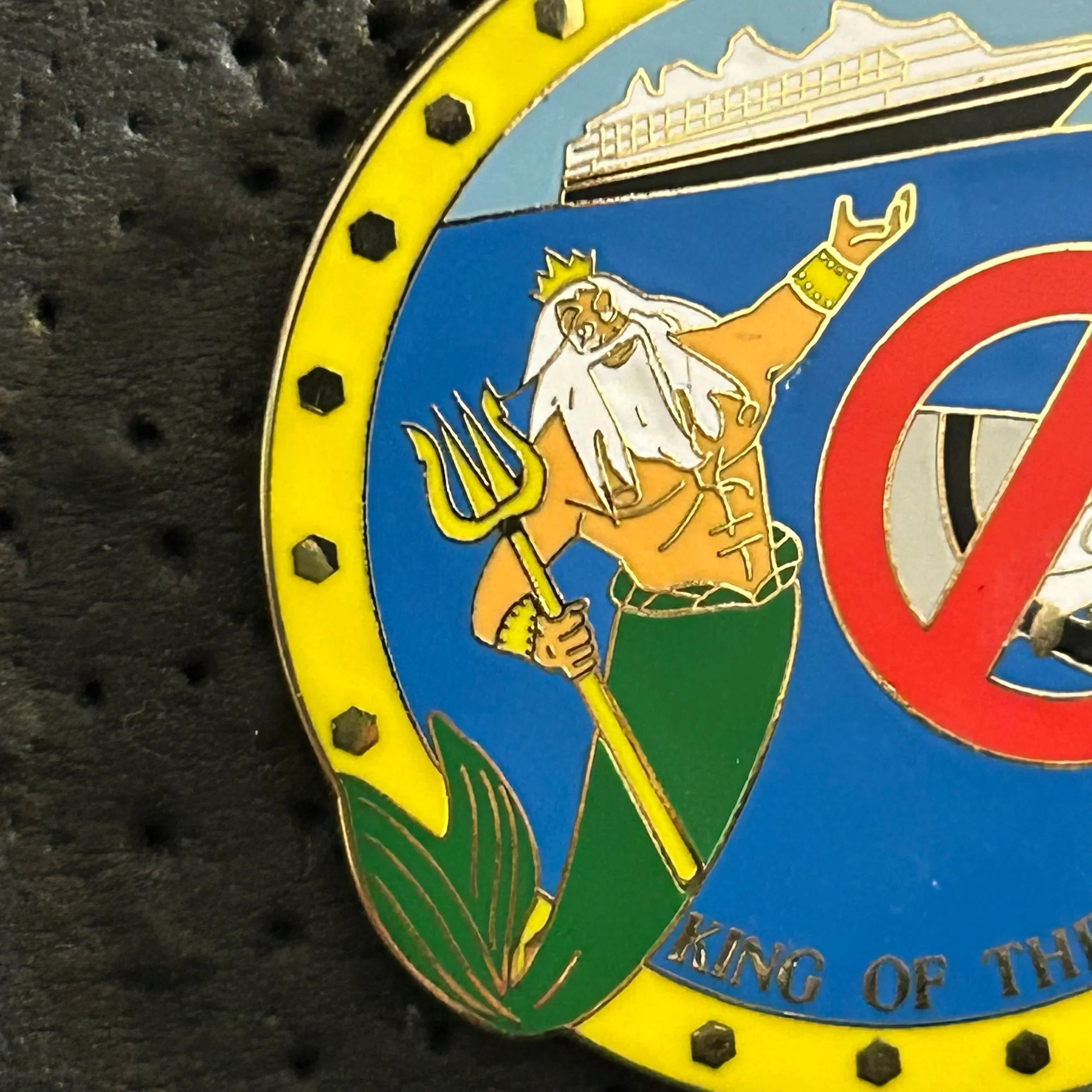 FANTASY - King Triton - Little Mermaid - Cruise Line Port Hole - Limited Edition 250 - Pin