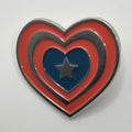 Marvel  - Heart - Soft Enamel - Disney Pin