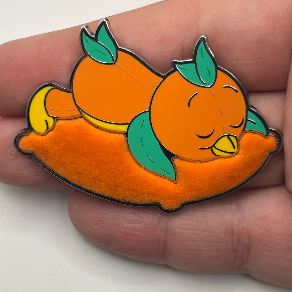 2026 - Orange Bird Sleeping on Pillow - Multitexture - Disney Pin