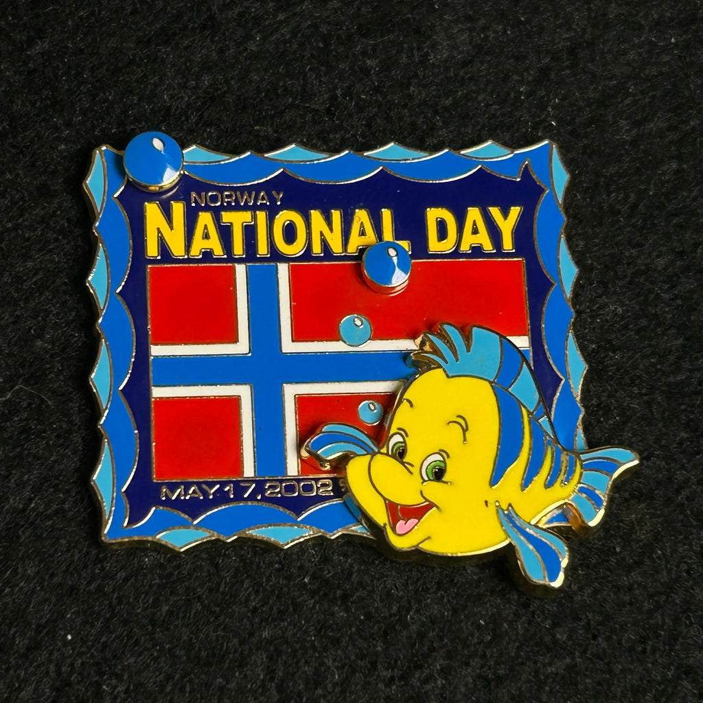 2002 - Flounder - Little Mermaid - Norway - National Day - LE 4,500 - Disney Pin