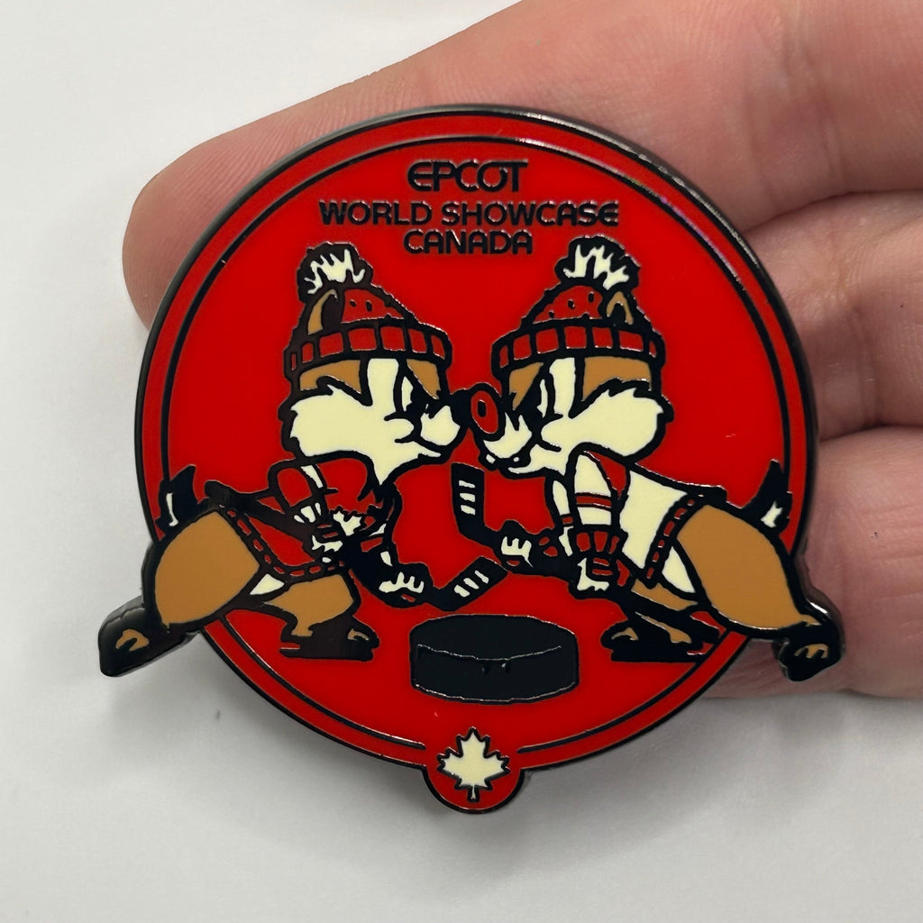 2025 - Chip and Dale Playing Hockey - Canada - EPCOT - Disney Pin