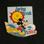 2004 - Mickey Mouse - At The Beach - Spring Break - LE 1,500 - Disney Pin