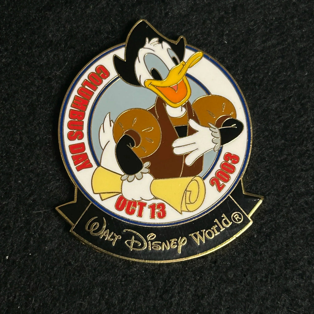 2003 - Donald Duck - Columbus Day - WDW - LE 1,500 - Disney Pin