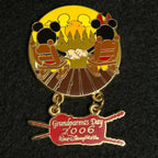 2006 - Mickey and Minnie - In Rocking Chairs - Grandparent Day - LE 1,500 -  Pin