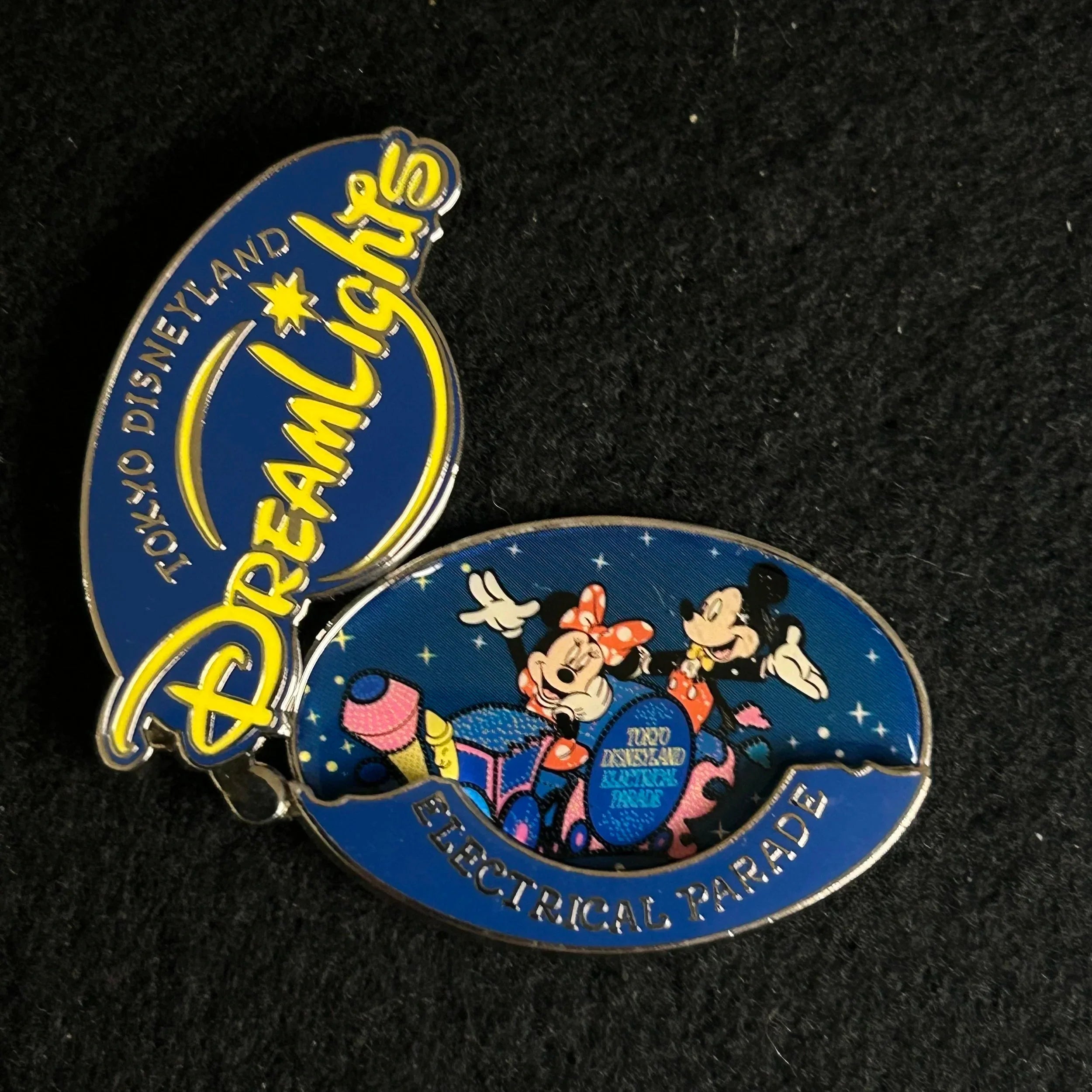 2001 - Mickey and Minnie - Electrical Light Parade - TDL - Hinge - Disney Pin