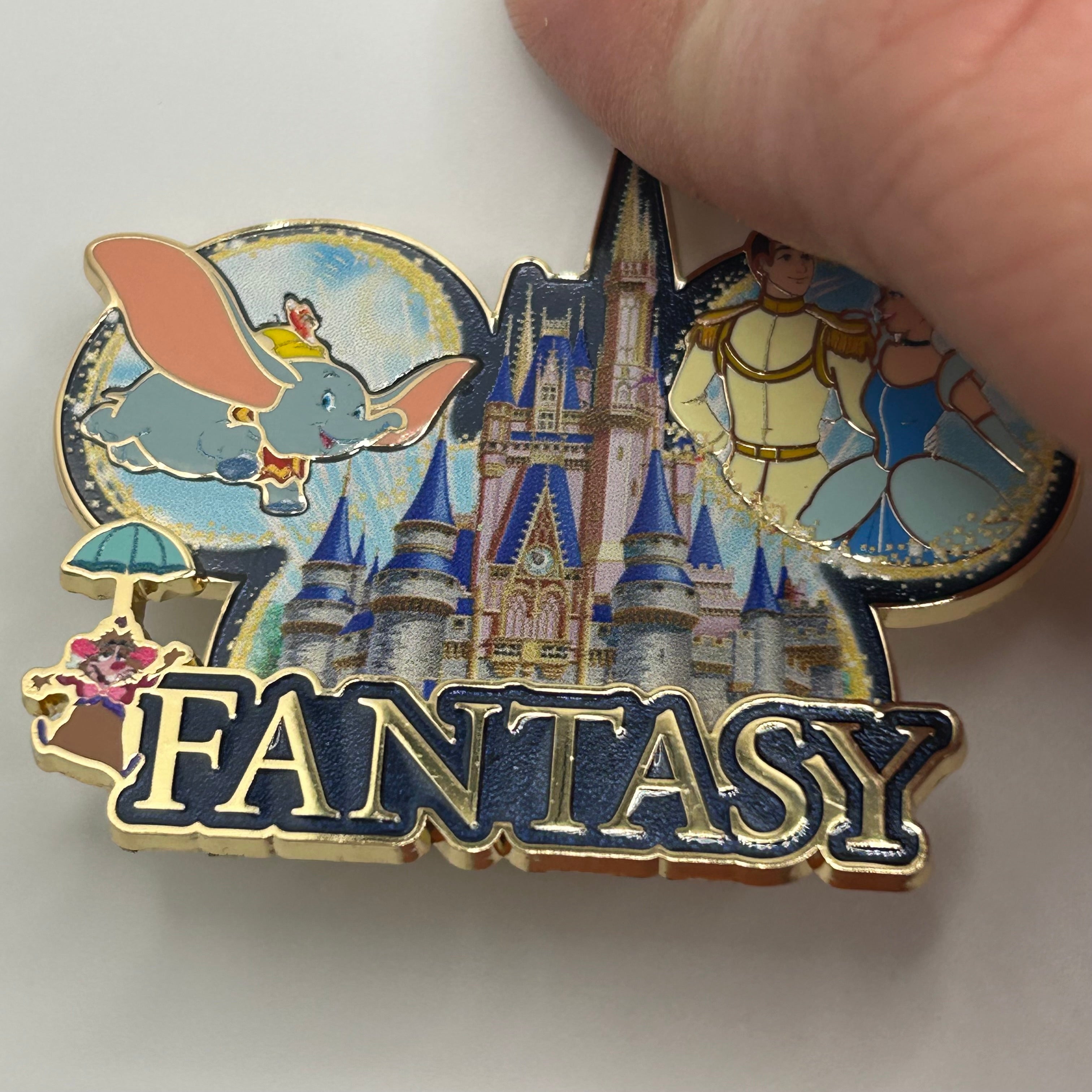 2026 - Cinderella and Prince Charming and Dumbo - Magic Kingdom - Mickey Ears - Disney Pin