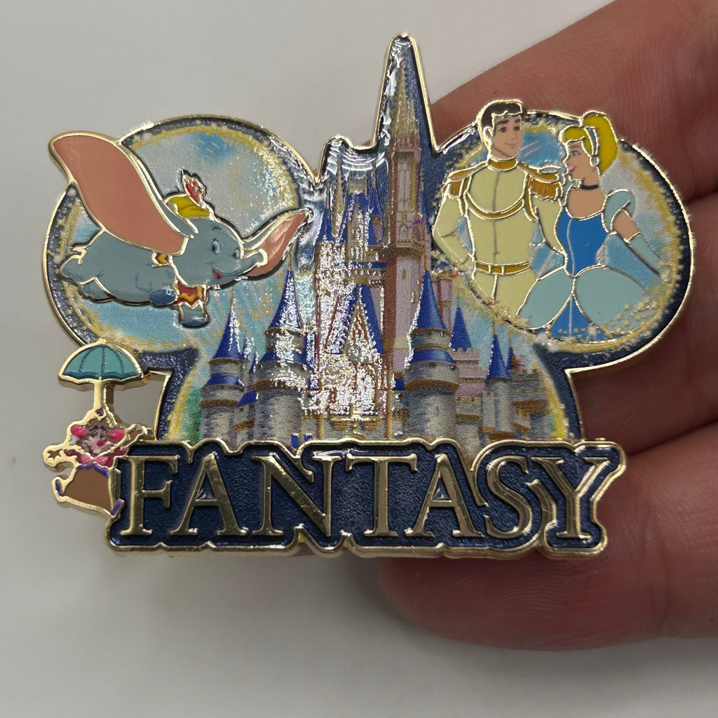 2026 - Cinderella and Prince Charming and Dumbo - Magic Kingdom - Mickey Ears - Disney Pin