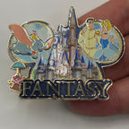 2026 - Cinderella and Prince Charming and Dumbo - Magic Kingdom - Mickey Ears - Disney Pin