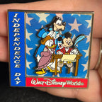 2001 - Mickey, Goofy, and Donald - Lenticular - Independence Day - LE 5,000 - Disney Pin