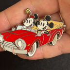 2024 - Mickey and Minnie Driving In Car - Shorts Style - Disney Pin