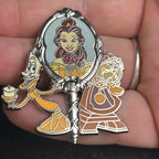 2025 - Belle, Cogsworth, and Lumiere - Beauty and The Beast - Disney Pin