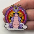 2024 - Figment on Cloud with Rainbow - Disney Pin