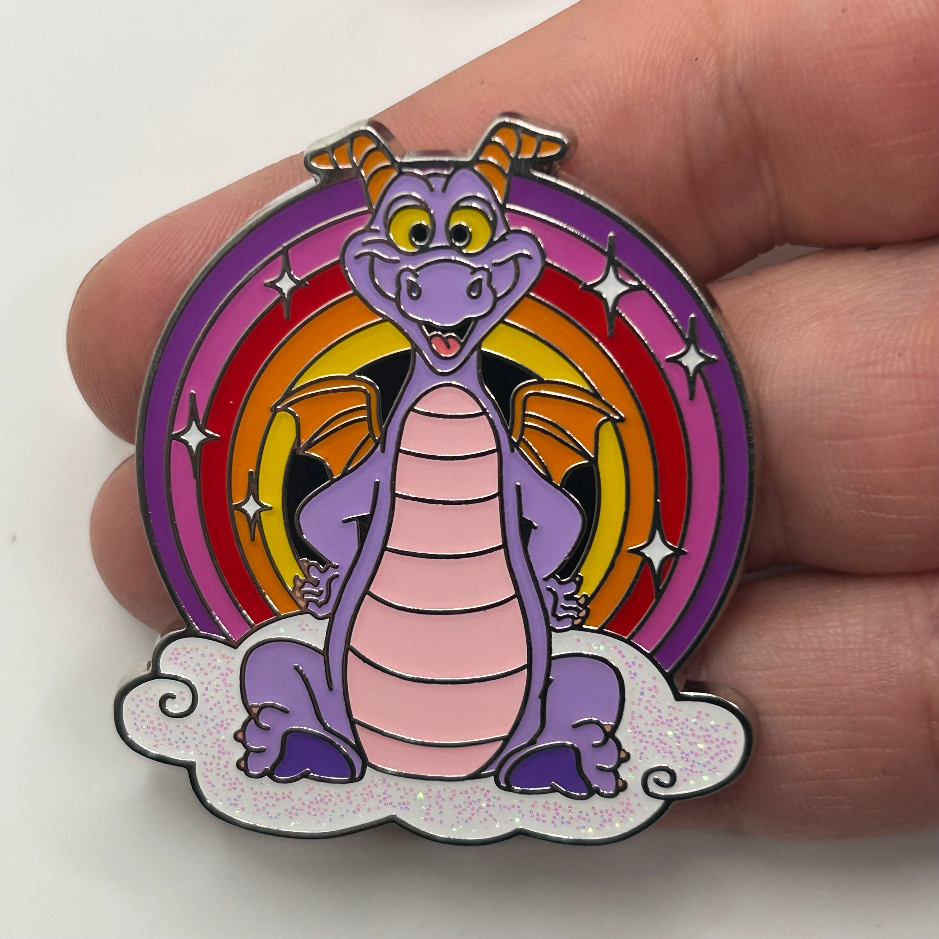 2024 - Figment on Cloud with Rainbow - Disney Pin