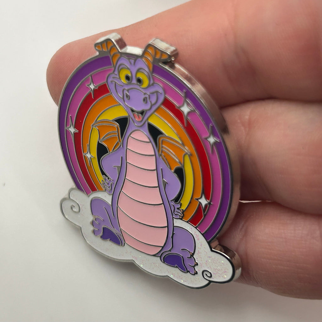 2024 - Figment on Cloud with Rainbow - Disney Pin