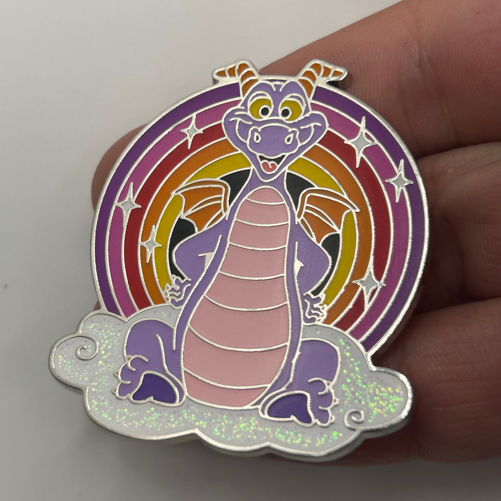 2024 - Figment on Cloud with Rainbow - Disney Pin