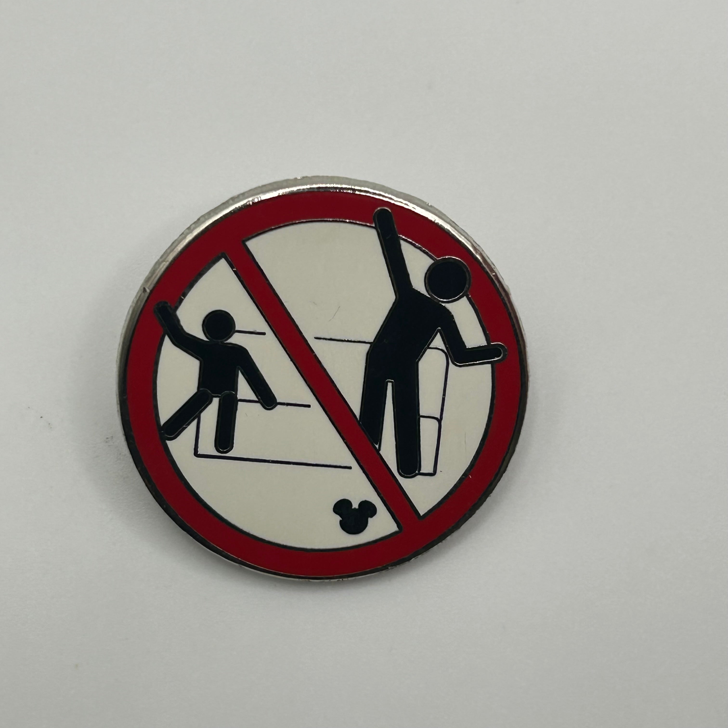 2009 - Keep your Hands Arms Feet and Legs Inside the Ride Vehicle - Hidden Mickey Completer - Disney Pin
