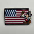Vintage - Mickey Mouse - American Flag - Pin on Pin - Disney Pin