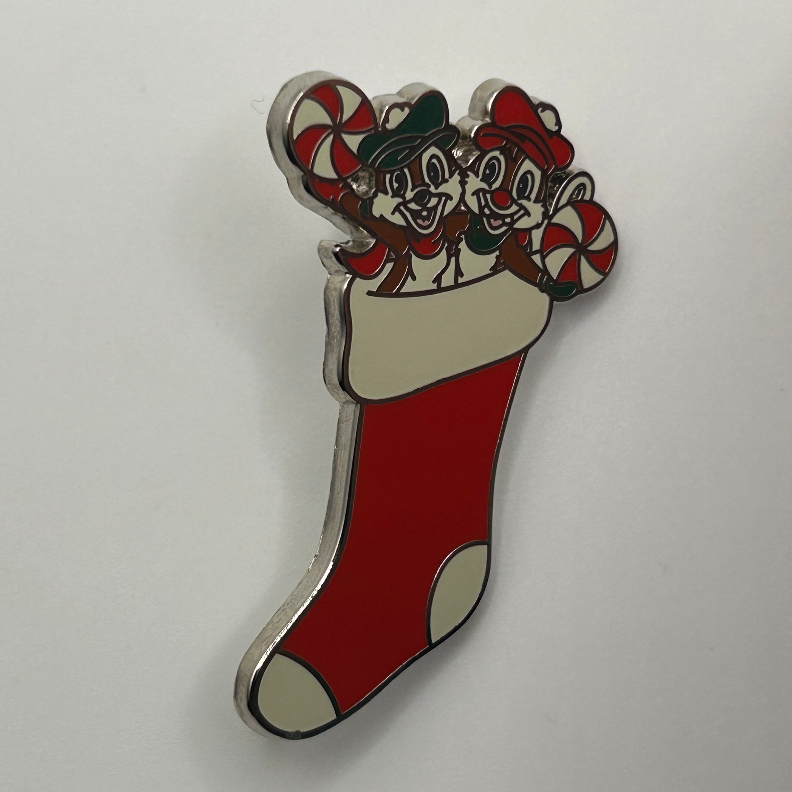 2022 - Chip and Dale - Christmas Stocking - Disney Pin
