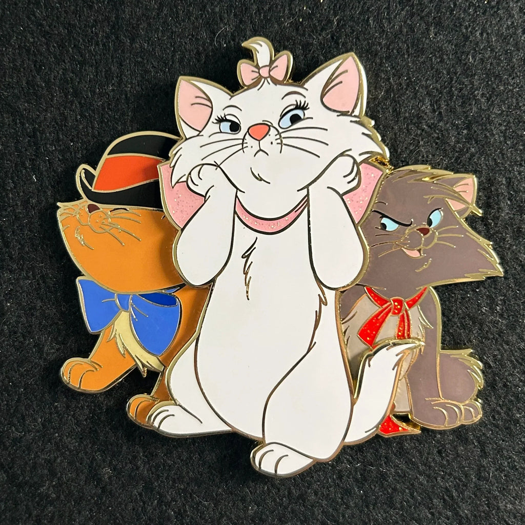 Pink a la Mode - MII - Marie, Berlioz, & Toulouse - LE 300 - Disney Pin