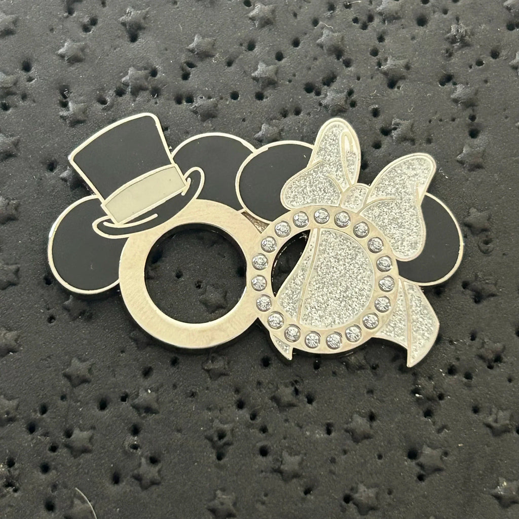 2016 - Mickey and Minnie Mouse - Wedding Rings - Disney Pin