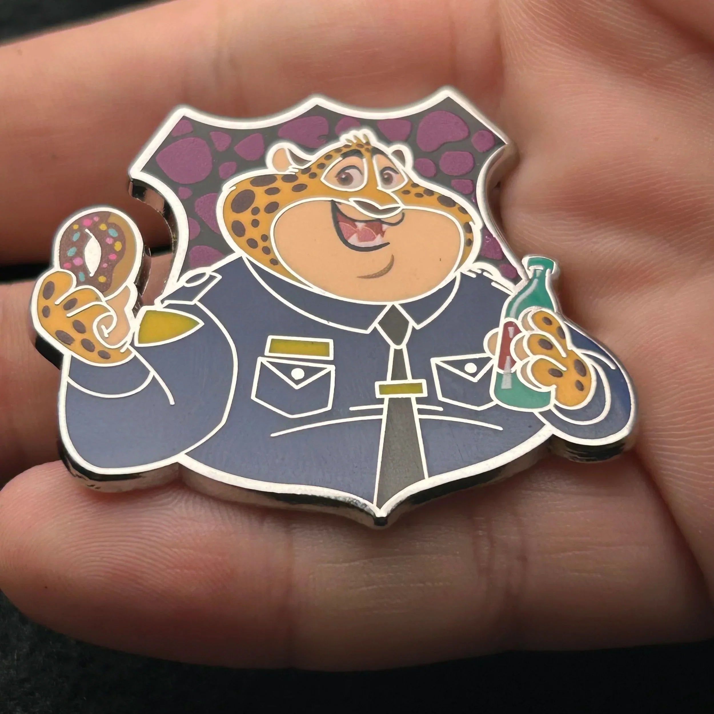 2022 - Officer Clawhauser - Zootopia - ZPD - Mystery Badge Series - Disney Pin