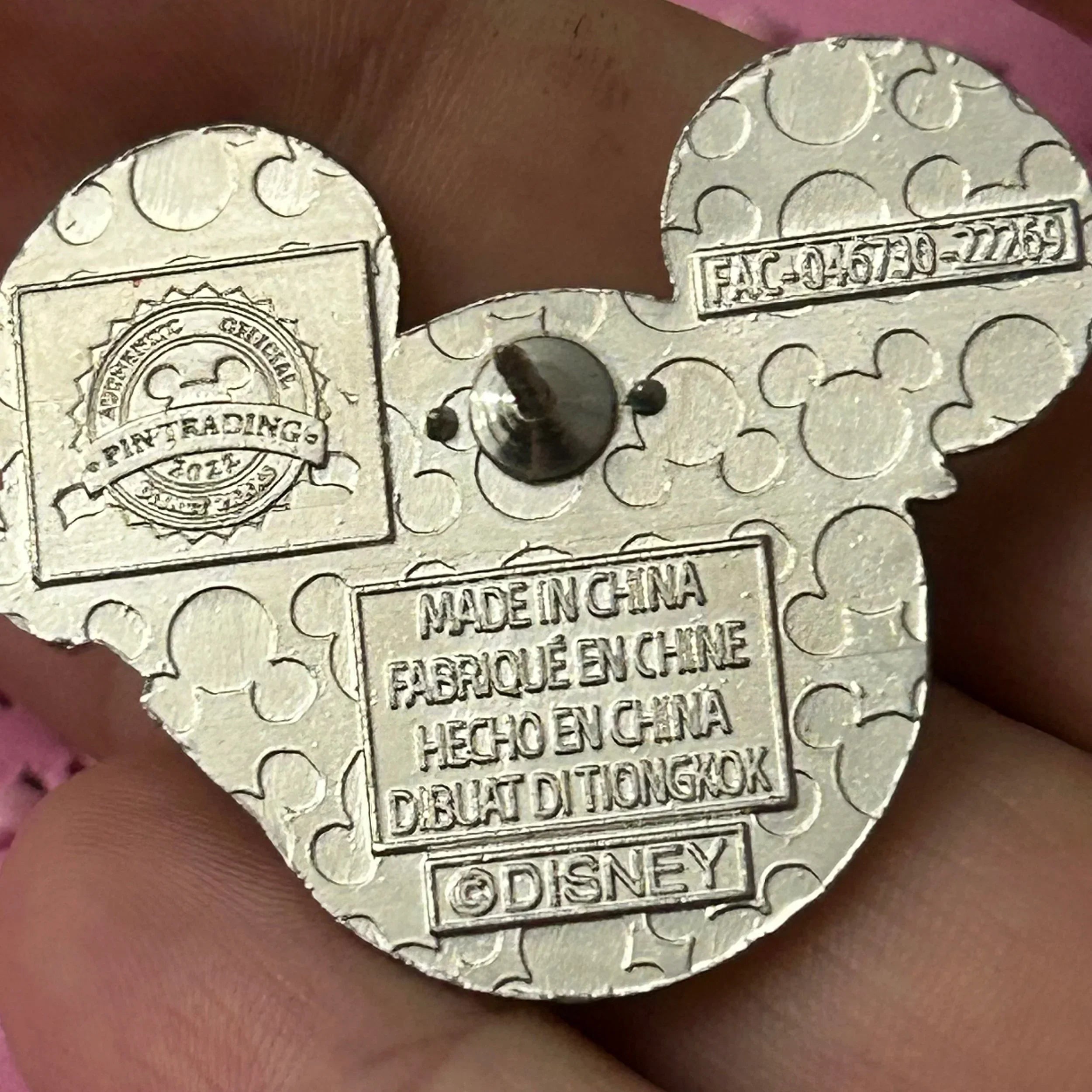 Villain Mickey Ears Gaston Disney Pin