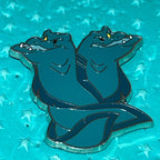 Flotsam and Jetsam Villain Sidekick Pin